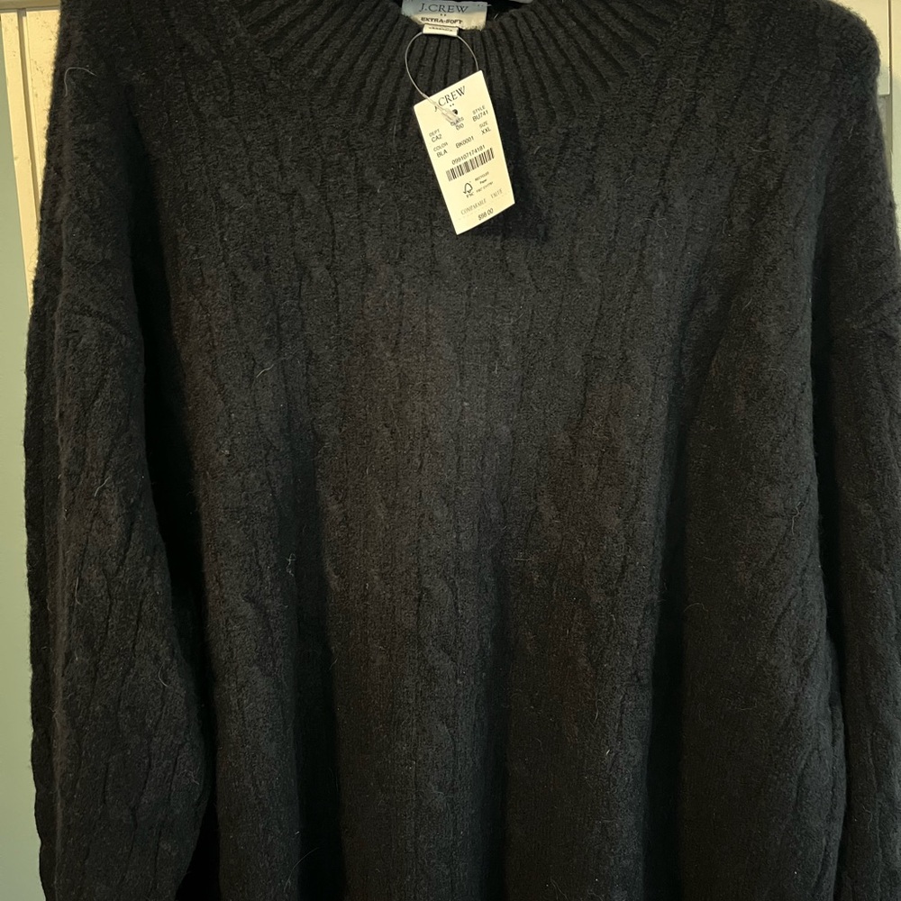 J Crew Factory Extra Soft Mock Neck Sweater